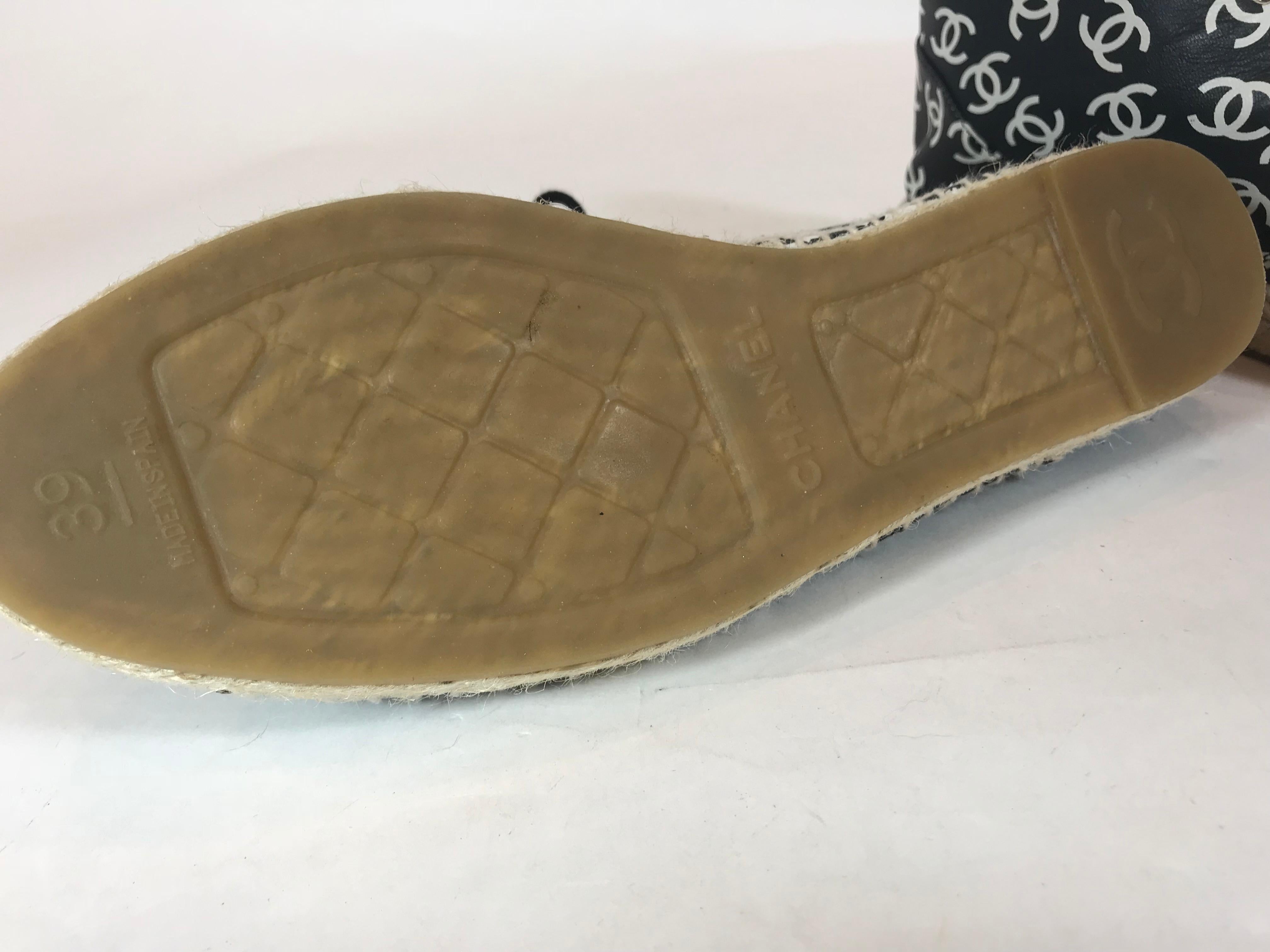 Chanel High-Top Espadrille Sneakers For Sale 3