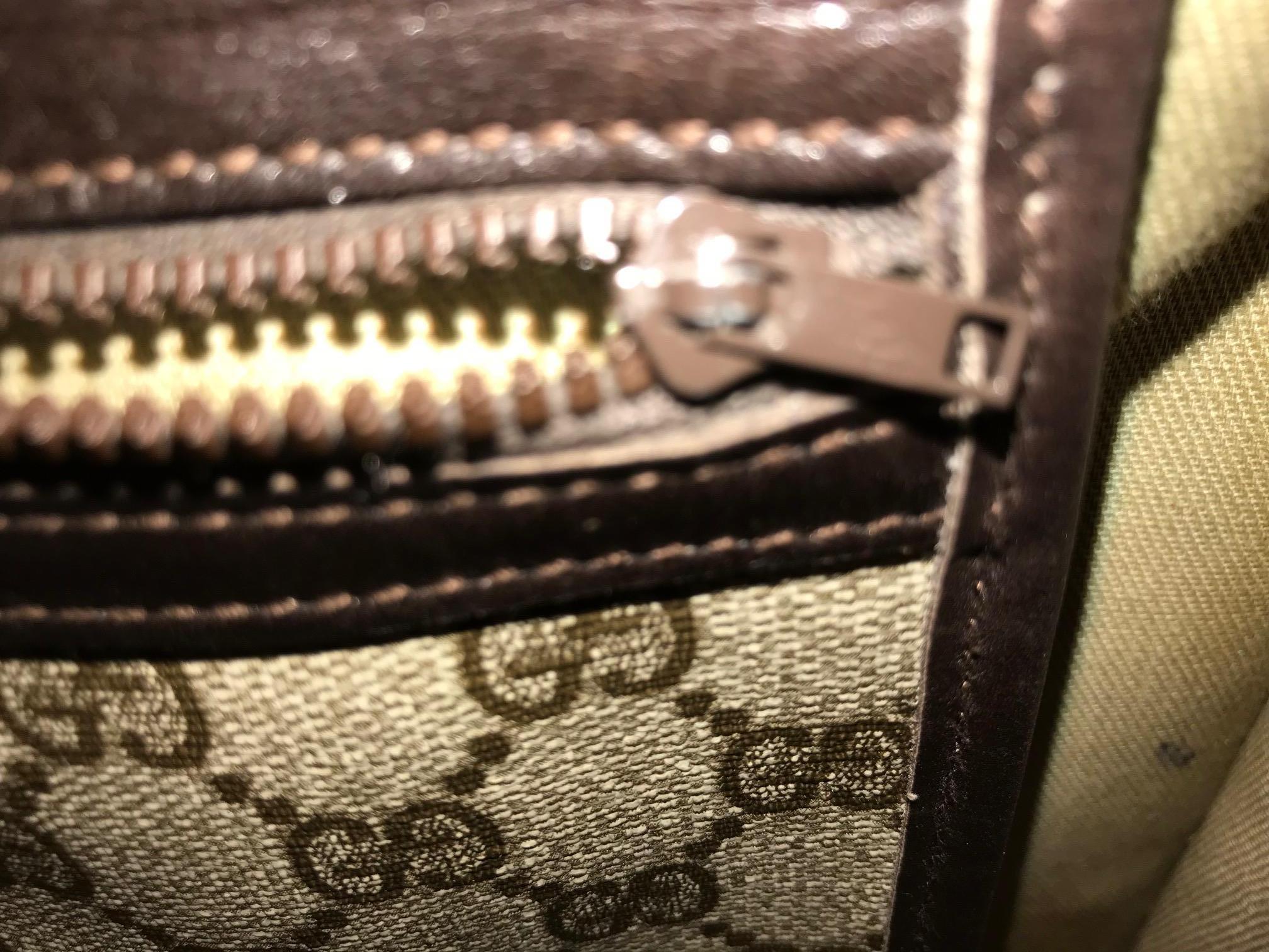 Gucci Vintage Logo Top Handle Bag For Sale 9