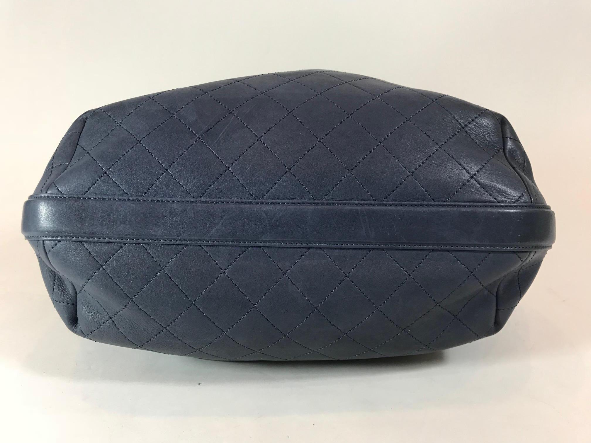 Chanel Paris-Rome Drawstring CC Bag, 2016  In Excellent Condition For Sale In Roslyn, NY