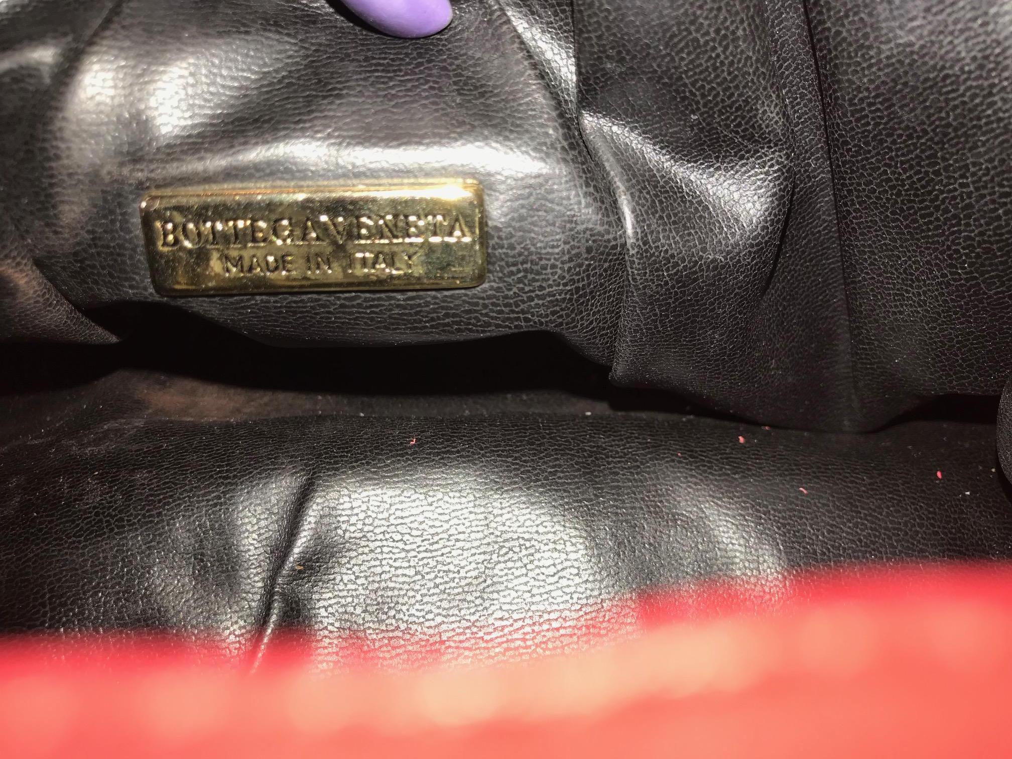 Bottega Veneta Vintage Intrecciato Frame Clutch 7
