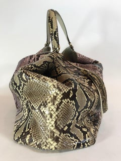 Gucci Multicolor Python Soho Large Tote Bag