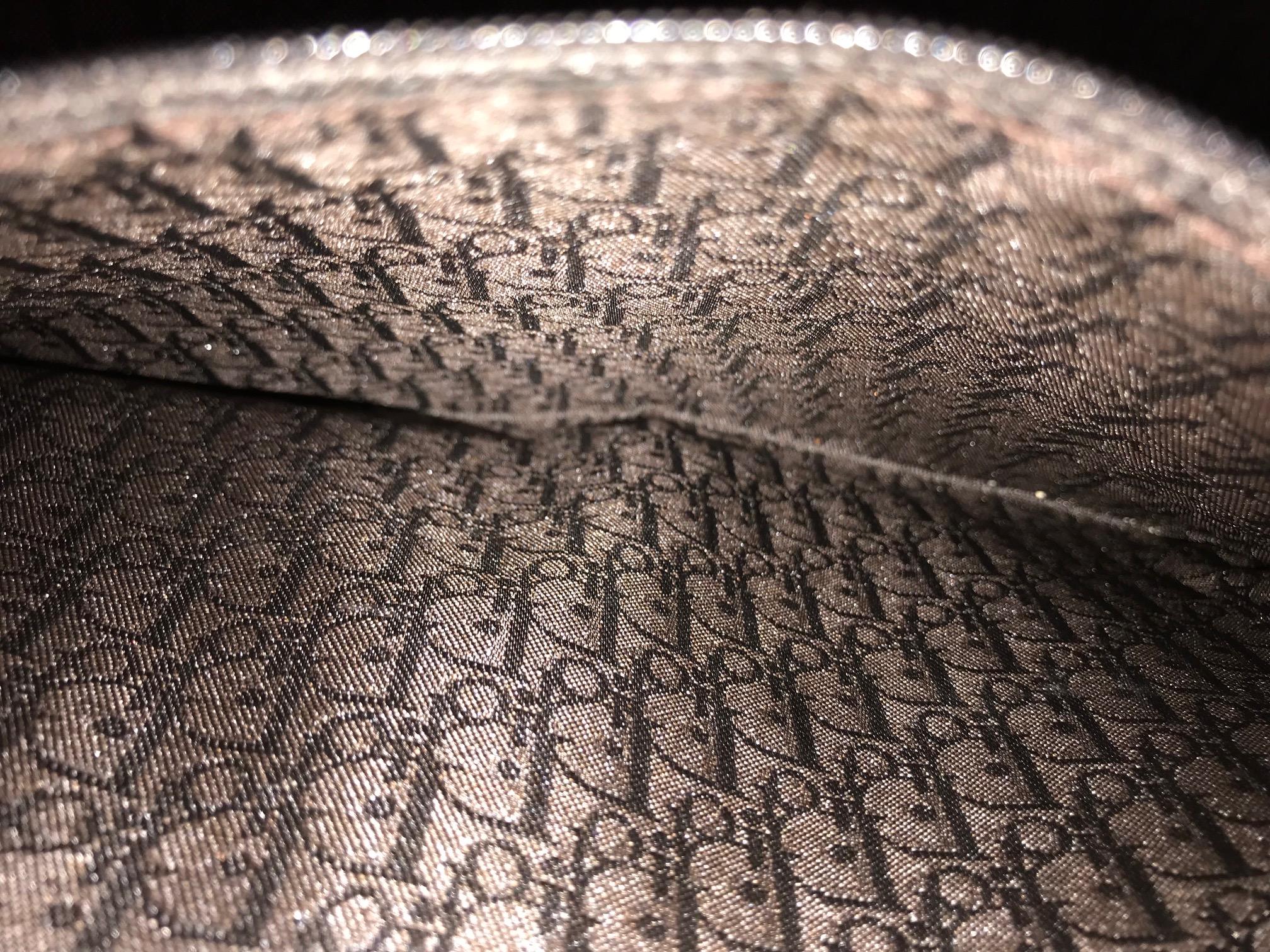 Christian Dior Pleated Leather Shoulder Bag For Sale 6