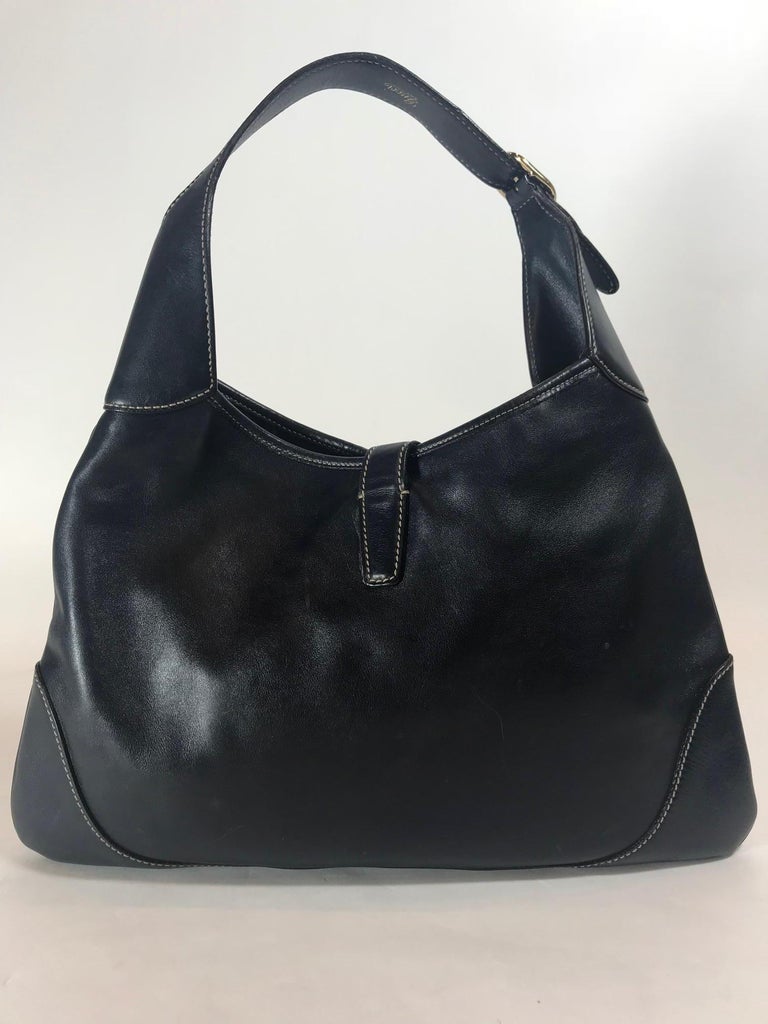 Gucci Leather Jackie O Bouvier Hobo Bag For Sale at 1stDibs | gucci ...
