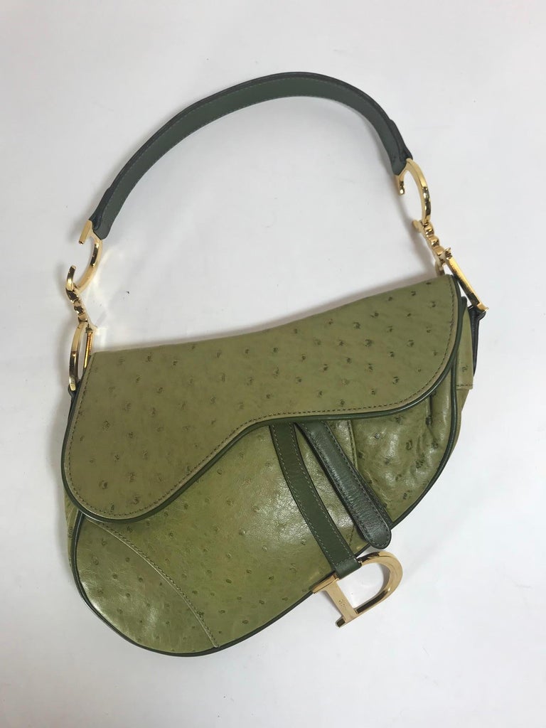 Saddle Pouch Green  Mens Dior Shoulder Bags ⋆ Rincondelamujer