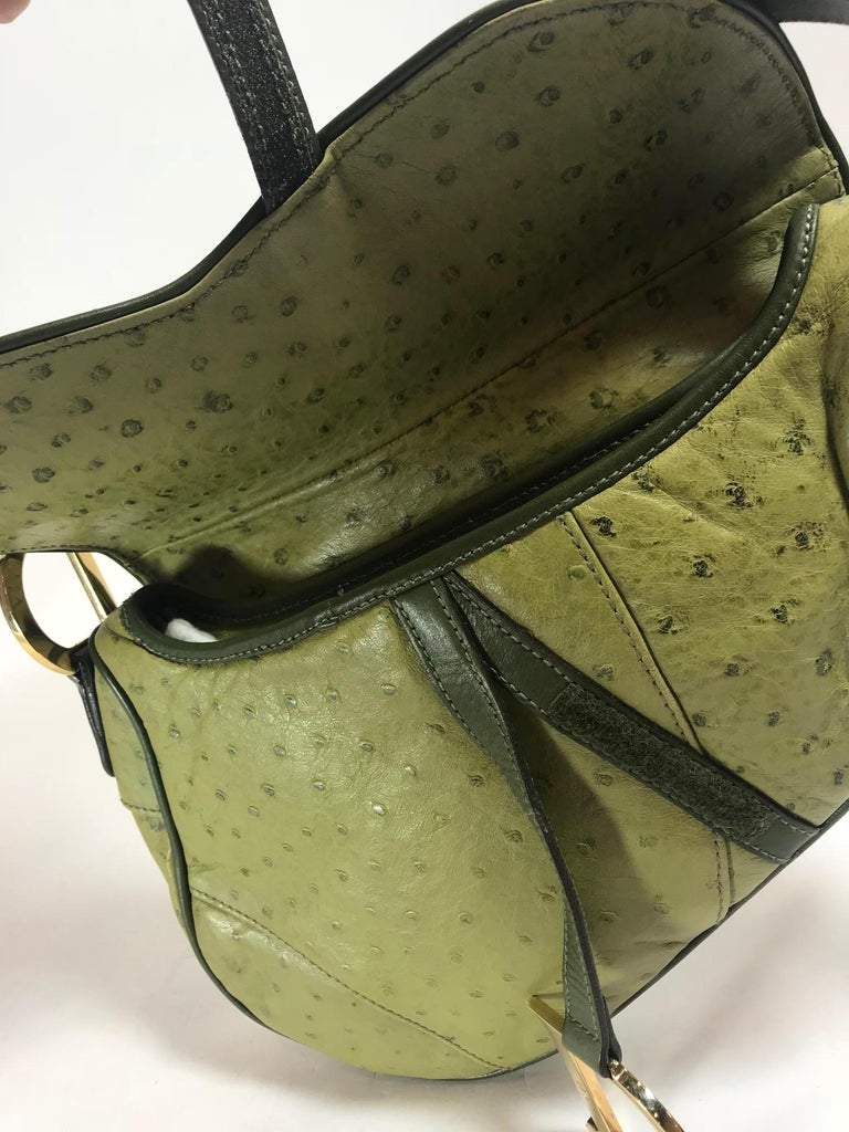 Saddle Soft Bag Green  Mens Dior Shoulder Bags ⋆ Rincondelamujer