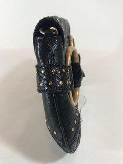 Gucci Python and Lizard Horsebit Clutch
