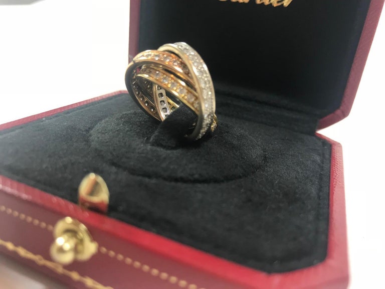 Cartier Trinity Ring For Sale at 1stDibs