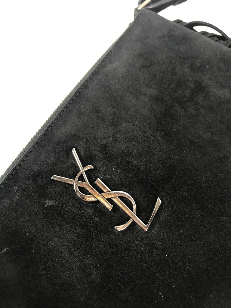 Yves Saint Laurent Suede Crossbody Bag For Sale at 1stDibs ysl