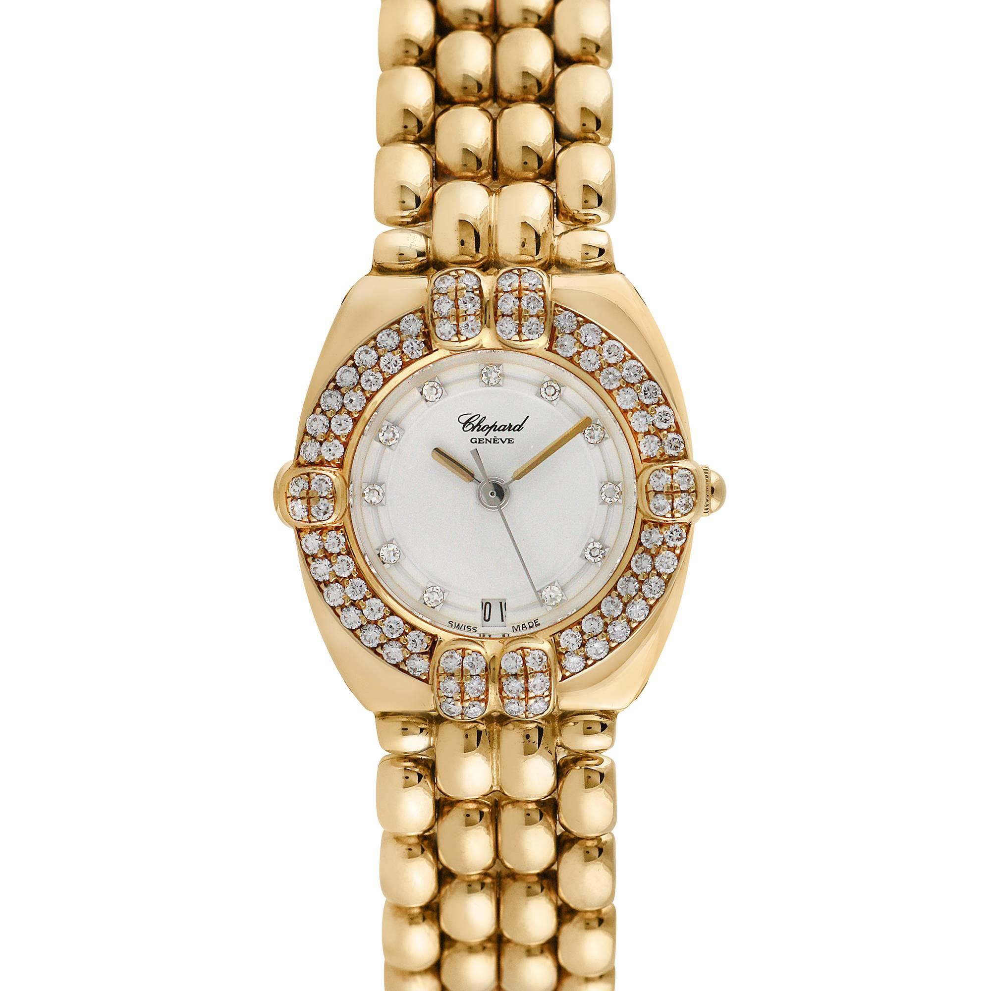 Chopard Gstaad 18K Yellow Gold Ladies Wristwatch, Ref 325120-11, Unworn