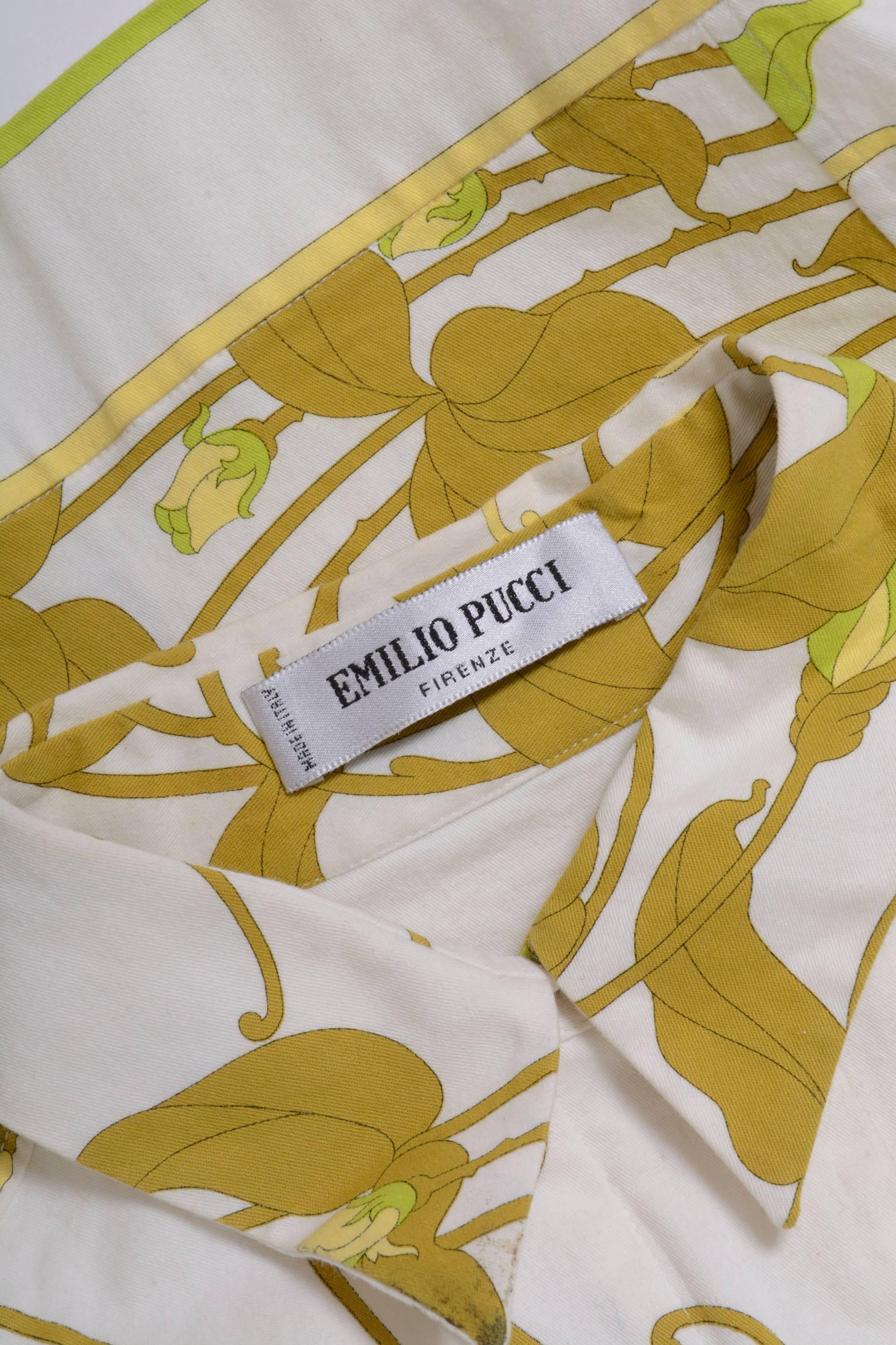 Women's 1980s Emilio Pucci Floral Print Jacket  For Sale