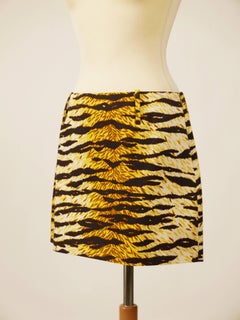 Dolce & Gabbana D&G Animal Print Mini Skirt