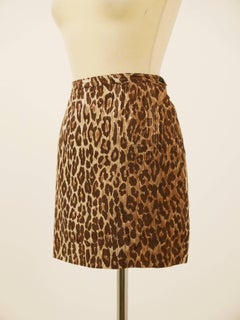 Dolce & Gabbana Leopard Print Mini Skirt