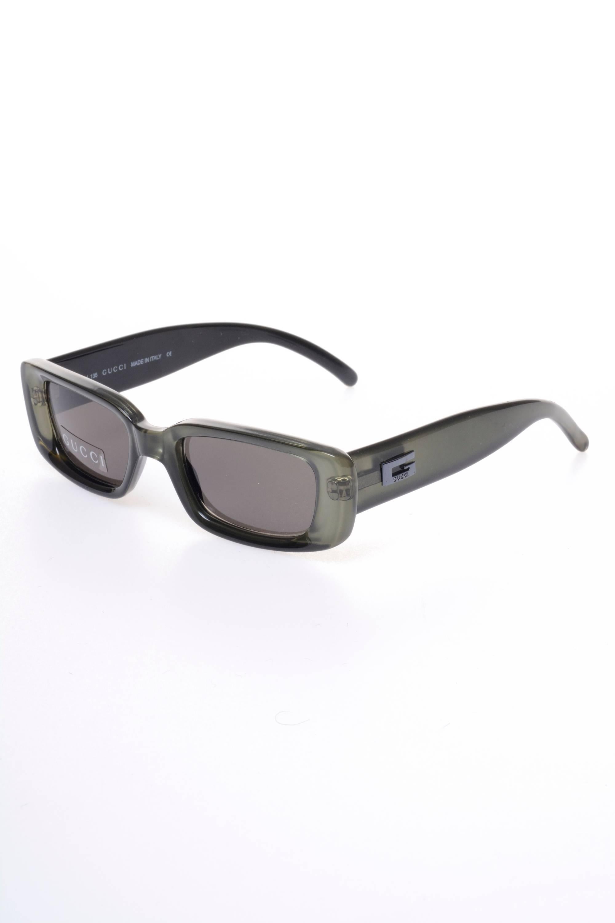 Gray GUCCI Square Sunglasses 