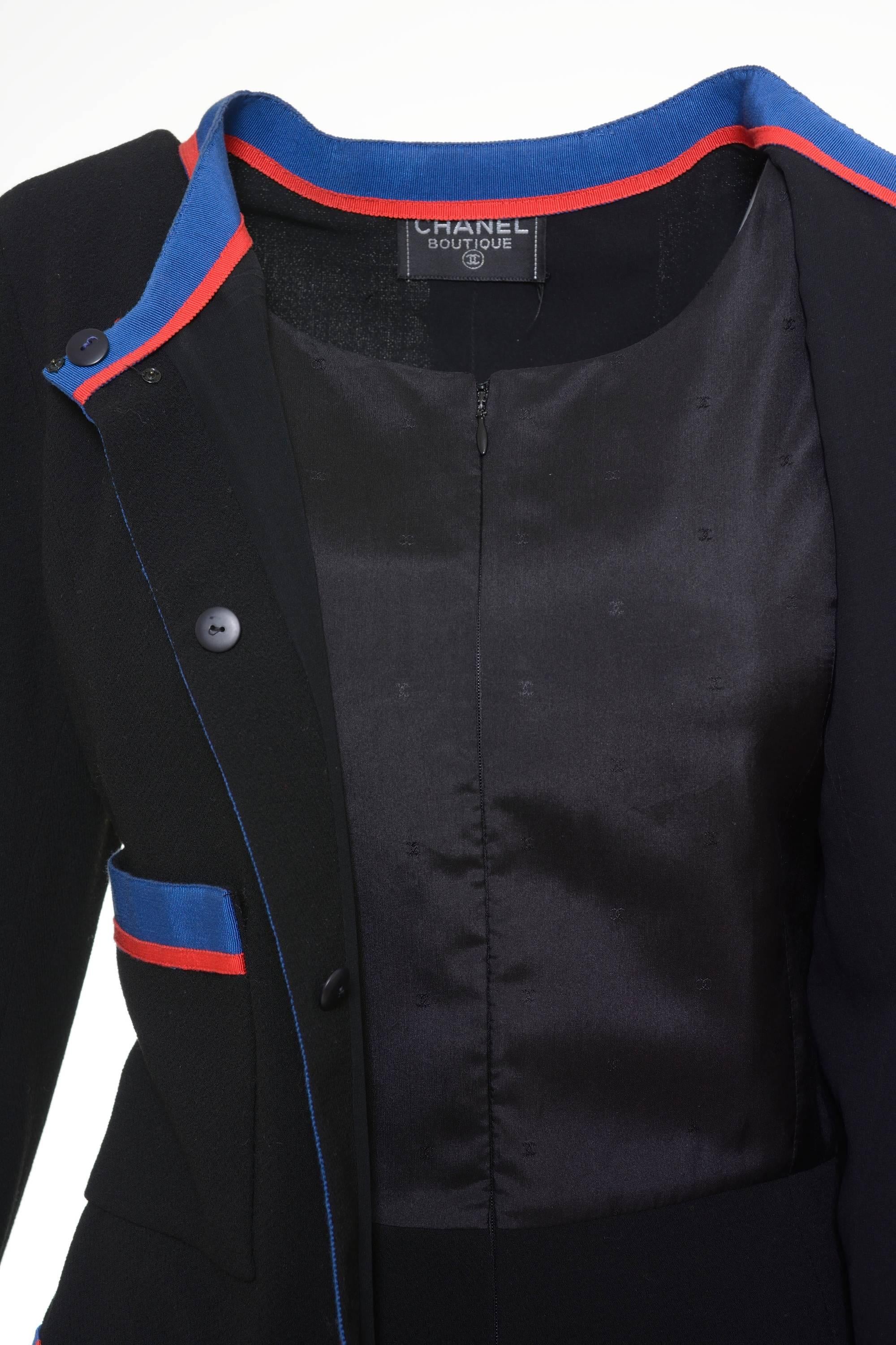 CHANEL BOUTIQUE Black Suit Dress 1