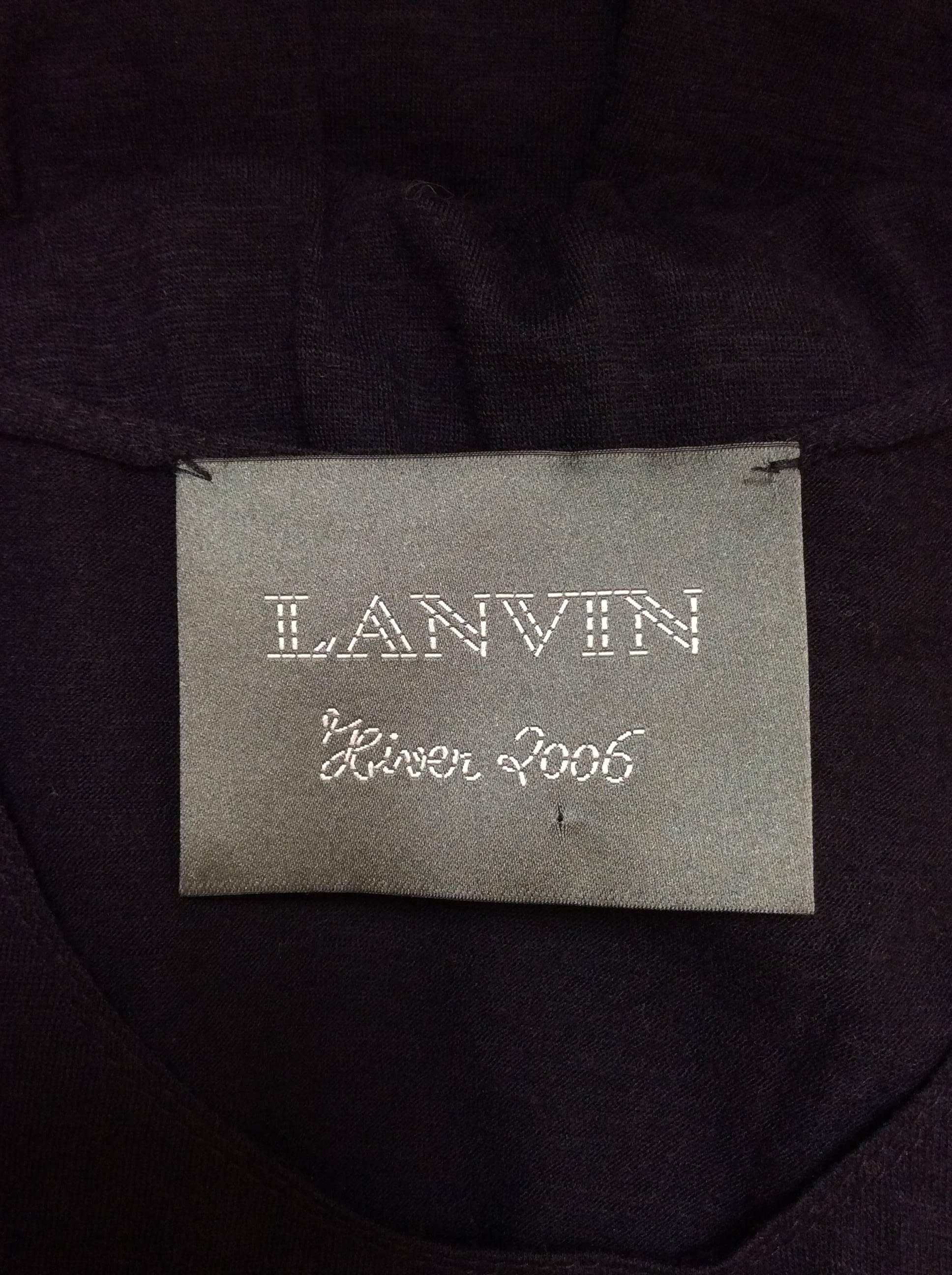 Lanvin Black Evening Dress For Sale 6