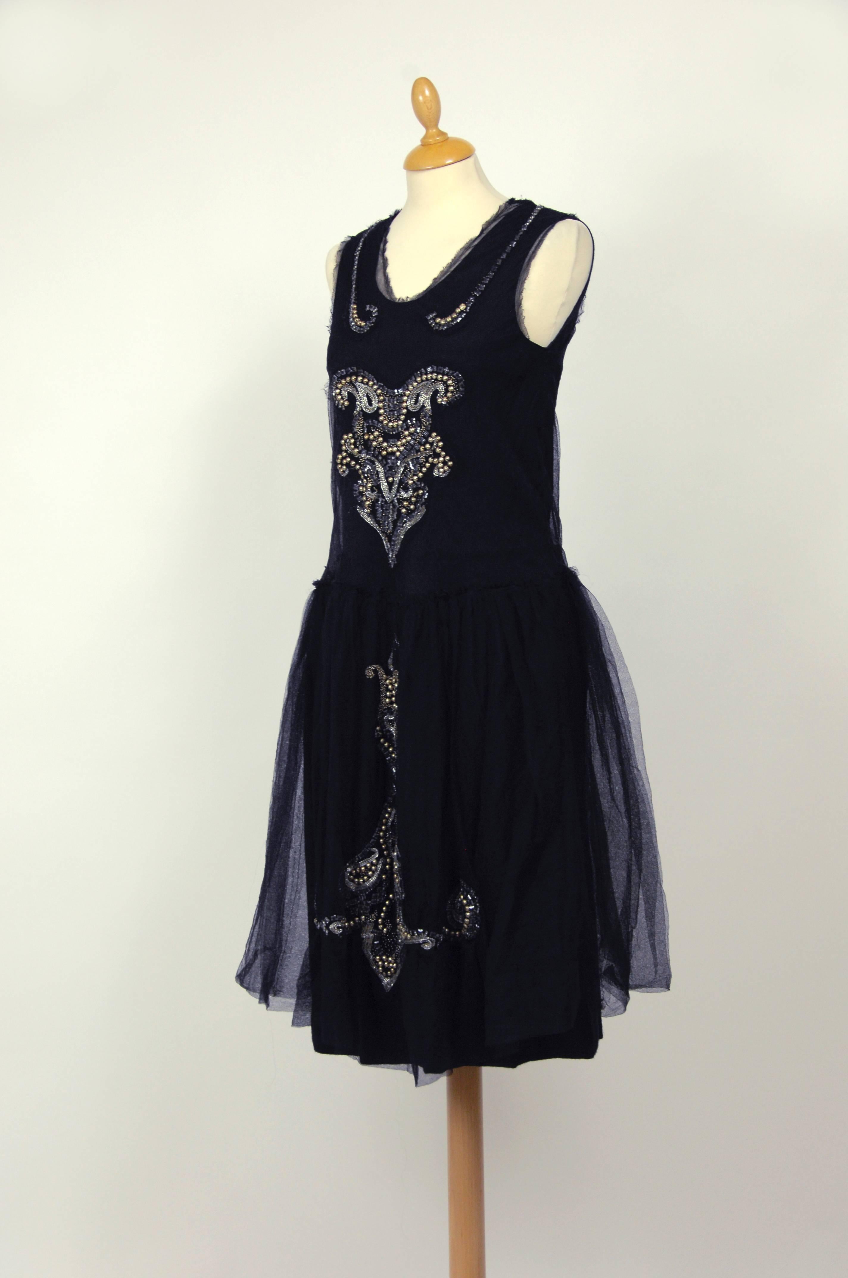 Lanvin Black Evening Dress In Excellent Condition For Sale In Milan, Italy