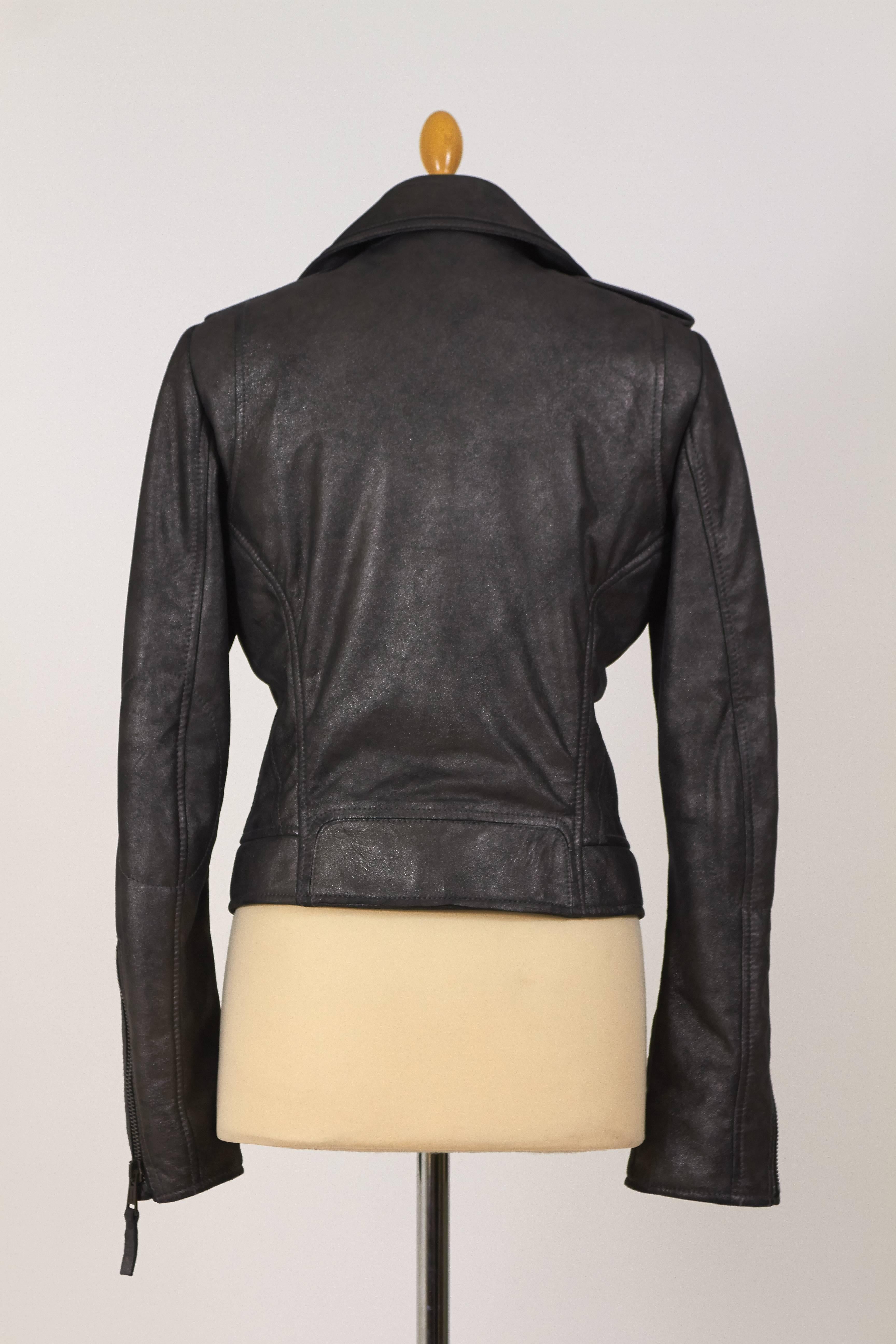 Women's BALENCIAGA Leather Motorcycle Jacket