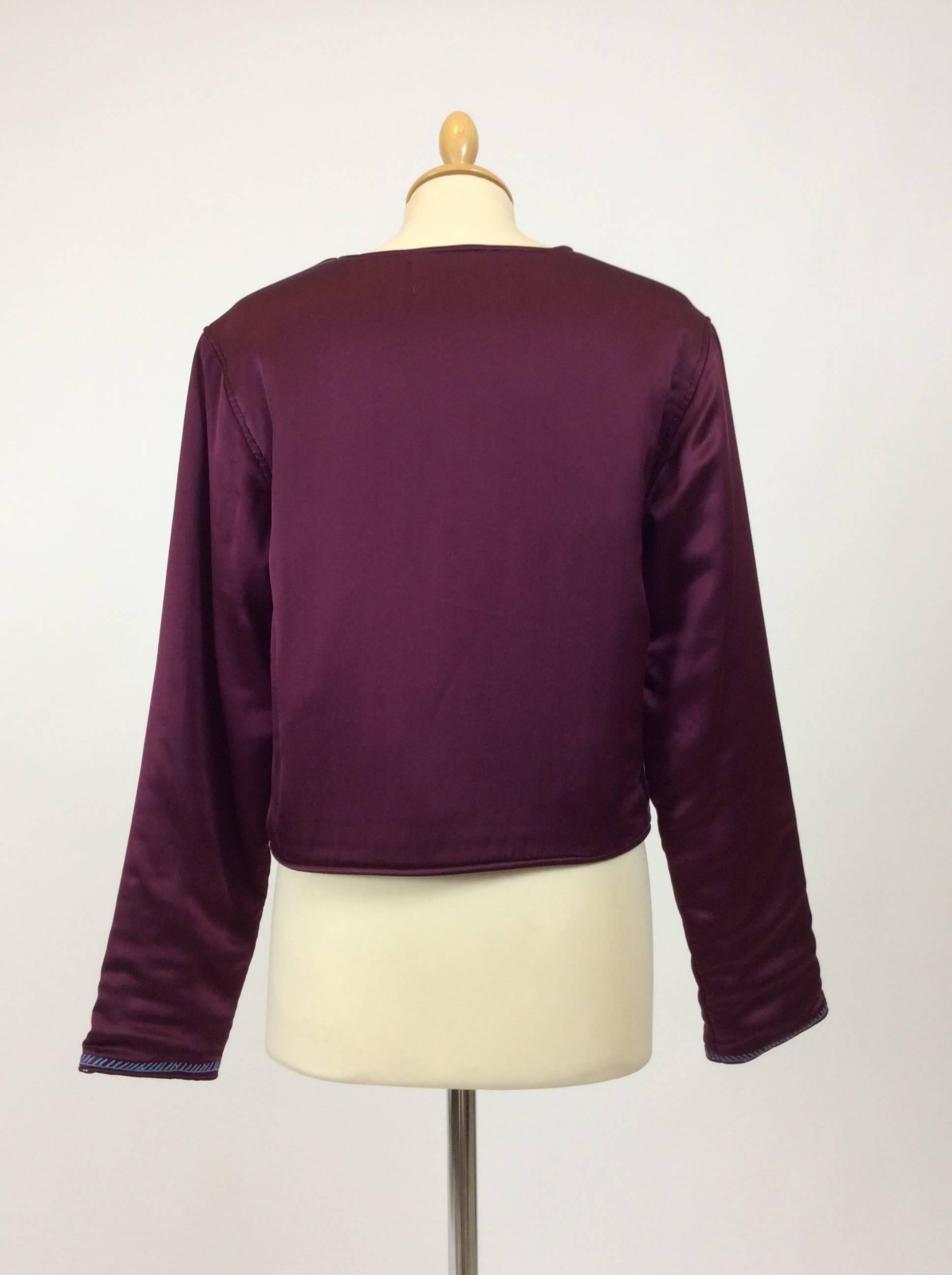 Women's 1980s Lanvin Silk Bolero Jacket