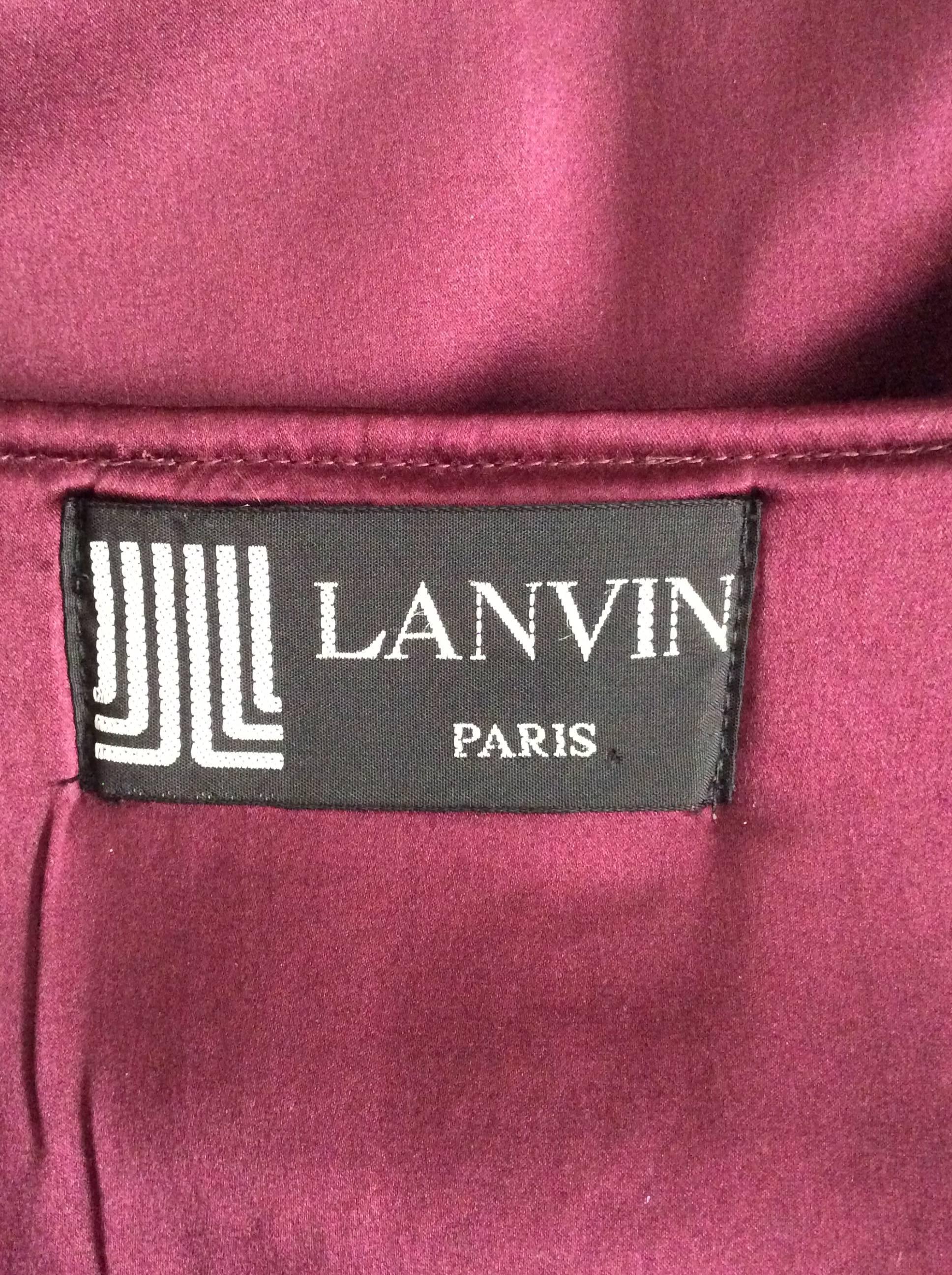 1980s Lanvin Silk Bolero Jacket 2