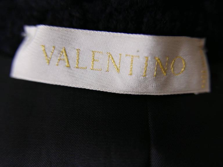 Valentino Black Cashmere and Fox Fur Sweater Vest Jacket at 1stDibs