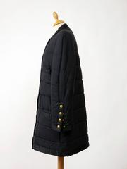 1990s CHANEL Quilted Puffer Black Coat