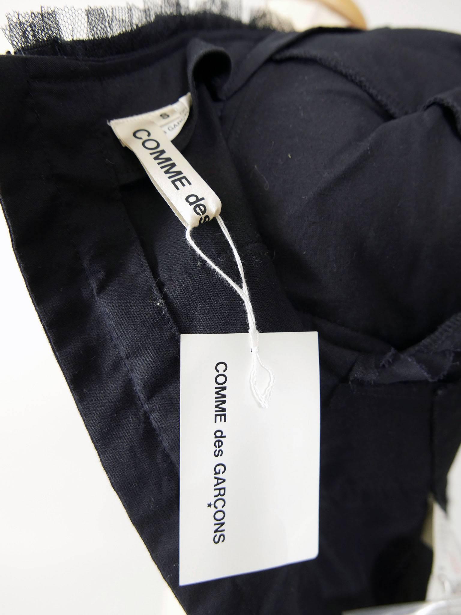 COMME des GARCONS Black Ruffle Bolero Jacket 5