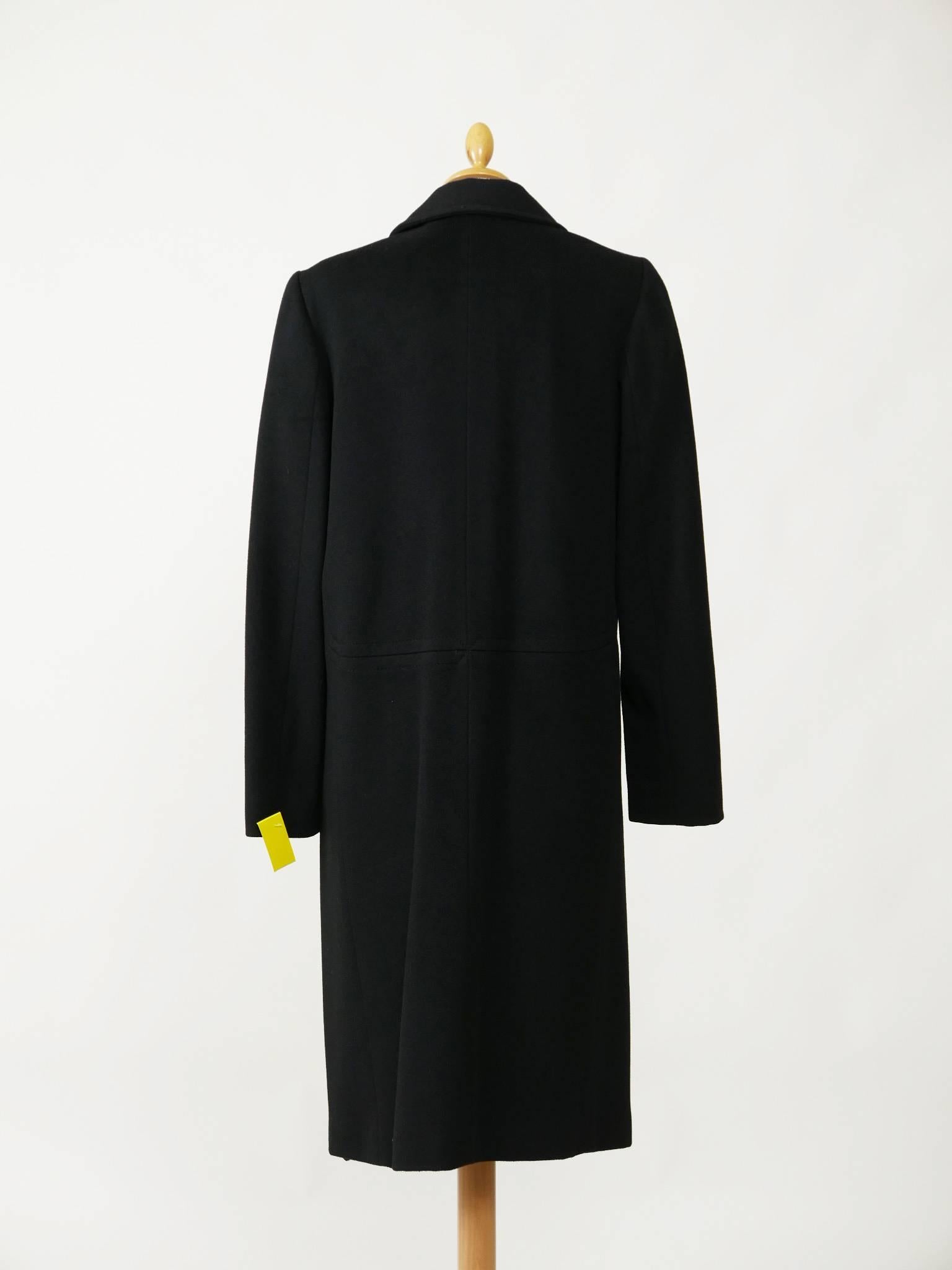 Women's Gucci Made in Italy Black Wool Coat