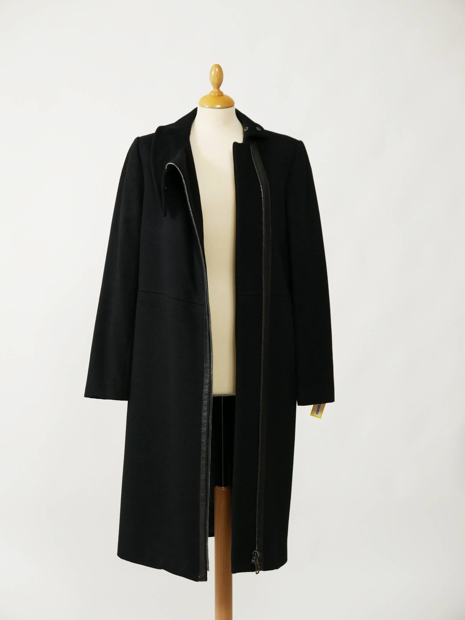 Gucci Made in Italy Black Wool Coat 5