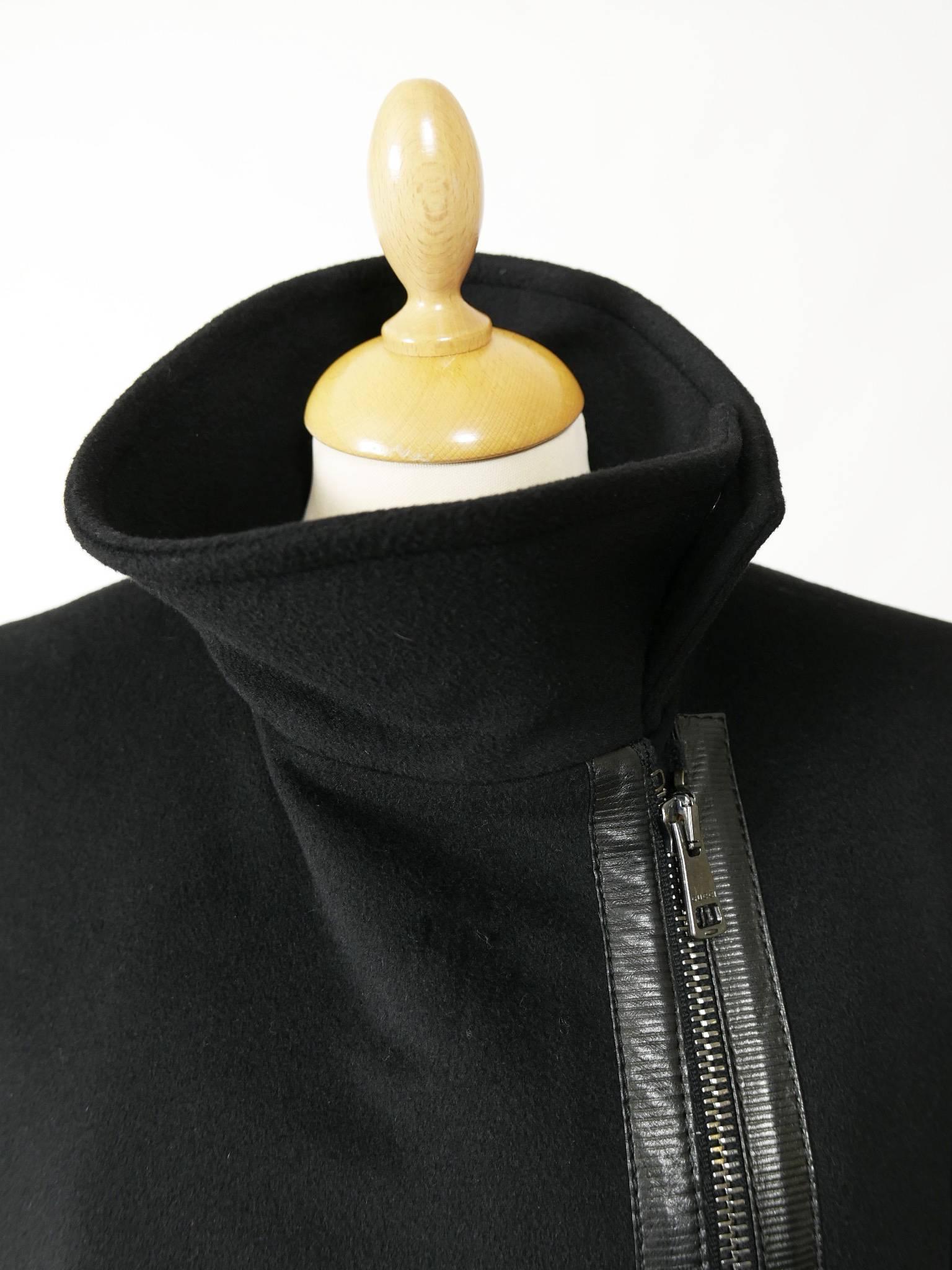 Gucci Made in Italy Black Wool Coat 3