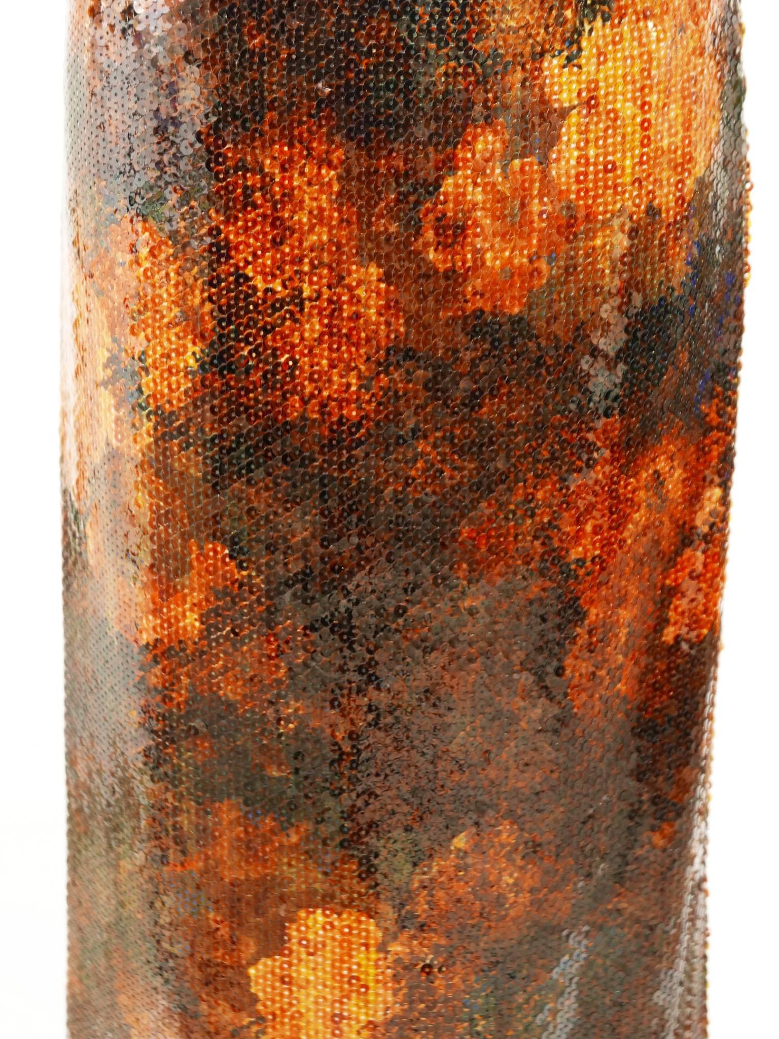 1990s CHRISTIAN DIOR by John Galliano Sequins Evening Long Dress For Sale 1