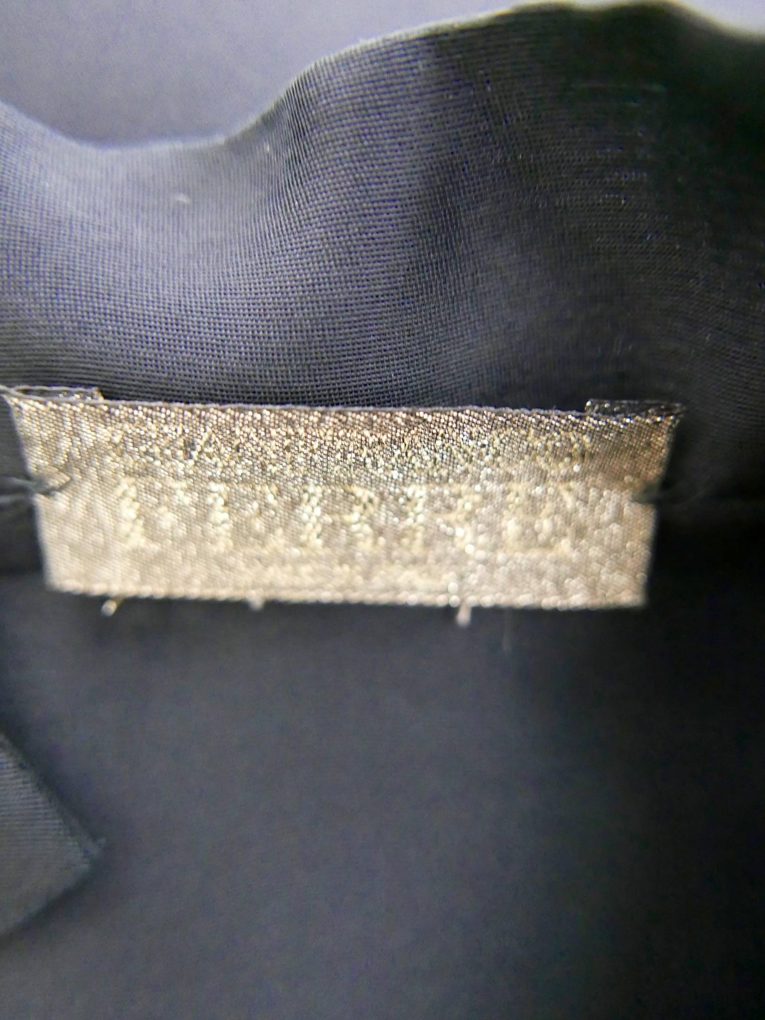 1990s GIANFRANCO FERRE' Black Minimal Vest For Sale 1