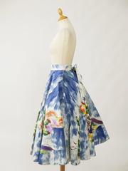1950s Vintage Handpainted Mexican Souvenir Full Circle Skirt