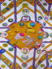 1980s HERMÈS "Petite Main" Silk Plisse Pleated Scarf