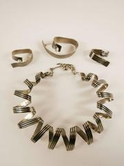 1980s GIANNI VERSACE Necklace Trio Set by Ugo Correani