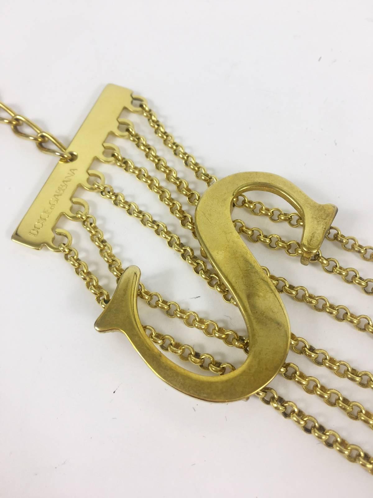 Women's or Men's DOLCE & GABBANA Gold 