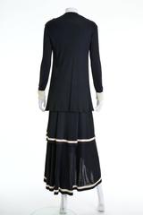 1990s MOSCHINO Couture 'Cruise me Baby' Black Suit Dress