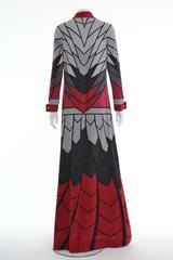 1970s ROBERTA di CAMERINO Trompe l'Oeil Jersey Long Dress