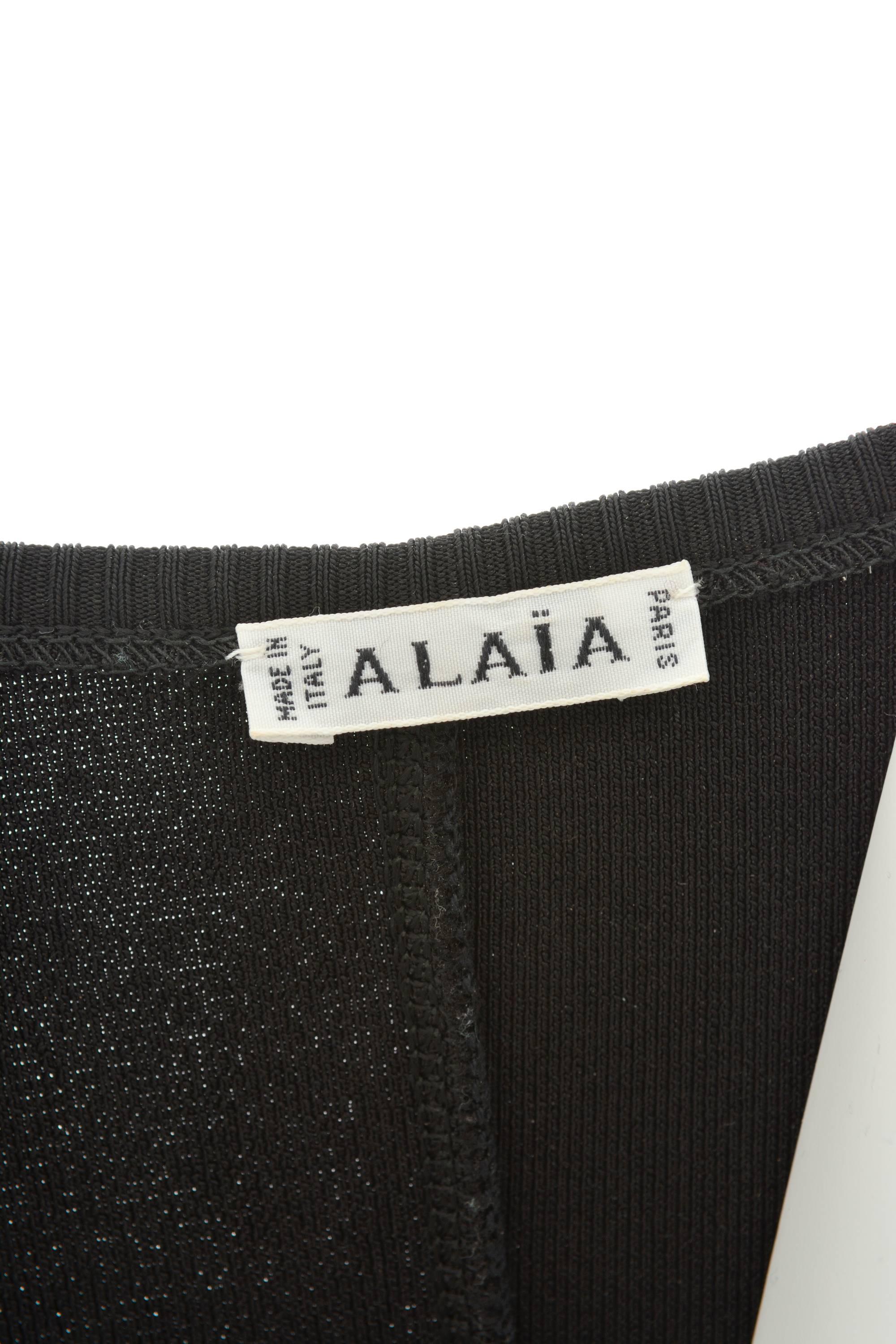 1990s Alaïa Black Mini Dress In Excellent Condition In Milan, Italy