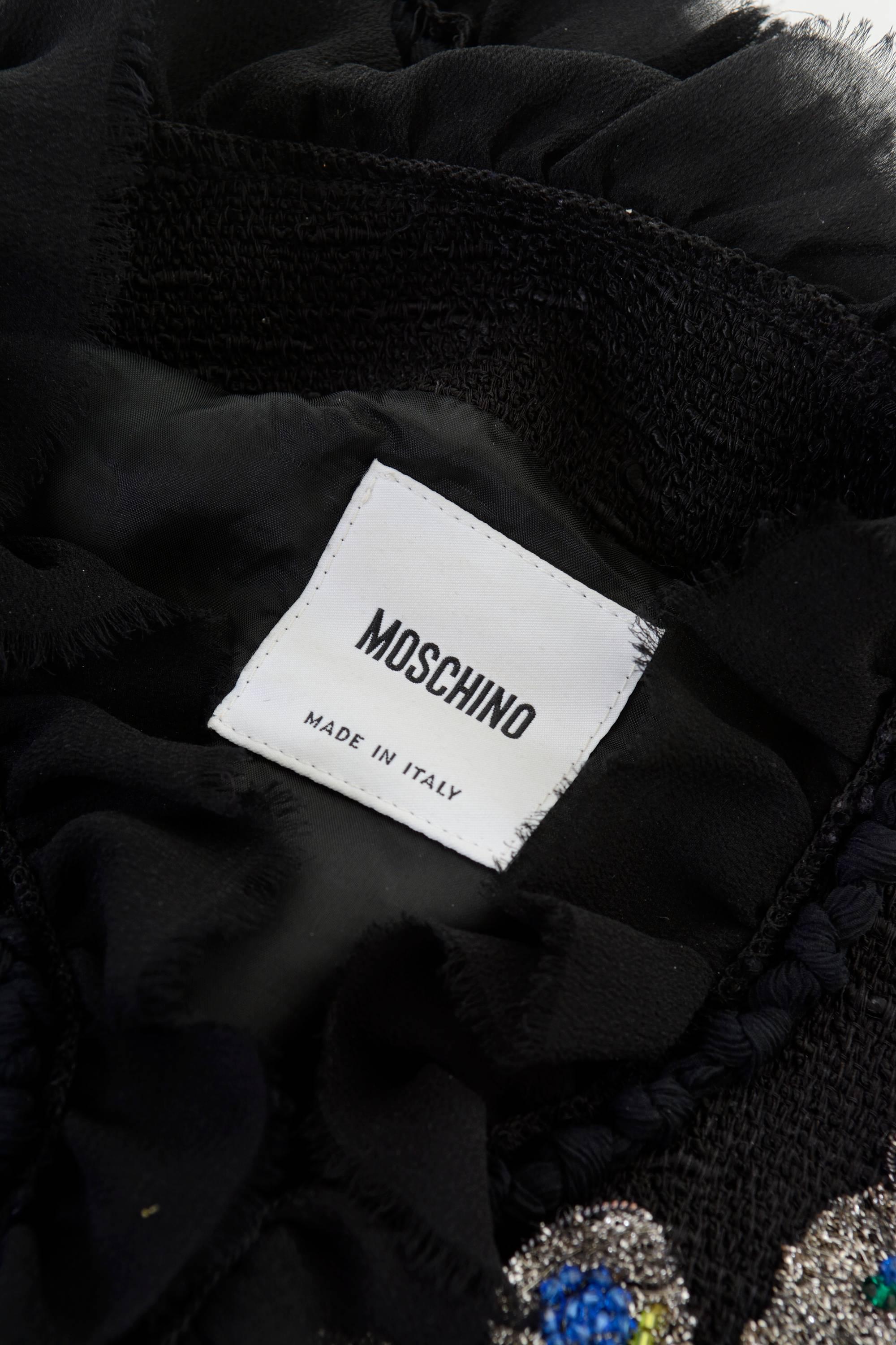 MOSCHINO Black Embroidery Jacket 5
