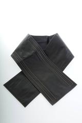 1980s GIANFRANCO FERRE' Leather Cinch Wide Belt