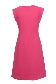 1960s PIERRE CARDIN Boutique Shocking Pink Mod Dress