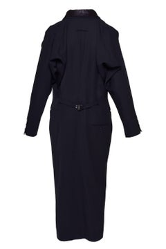 1980s JEAN PAUL GAULTIER POUR GIBO Black wool Coat
