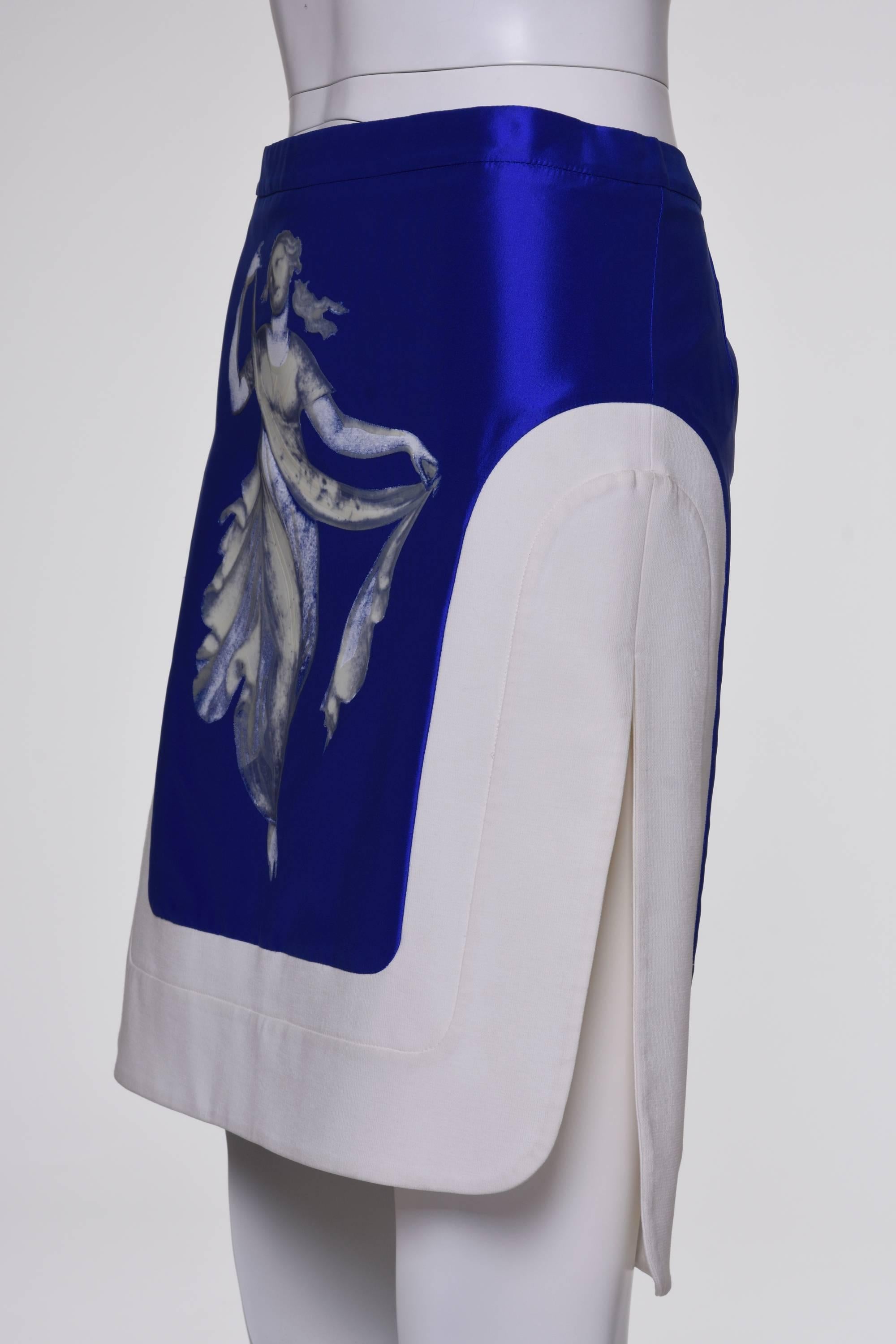 Purple N°21 Alessandro Dell'Acqua Salome Print Skirt
