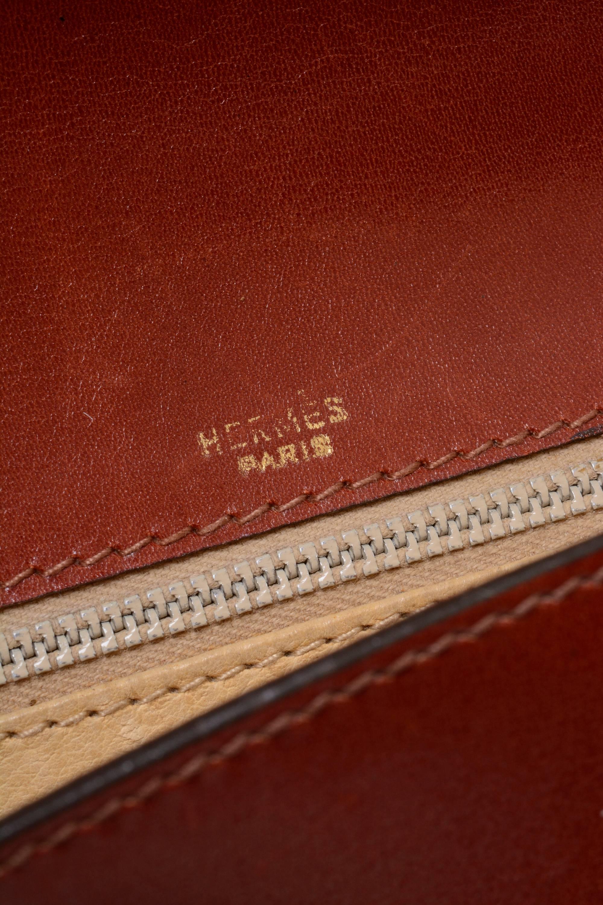 Hermes Envelope Clutch Bag, 1970s  For Sale 4