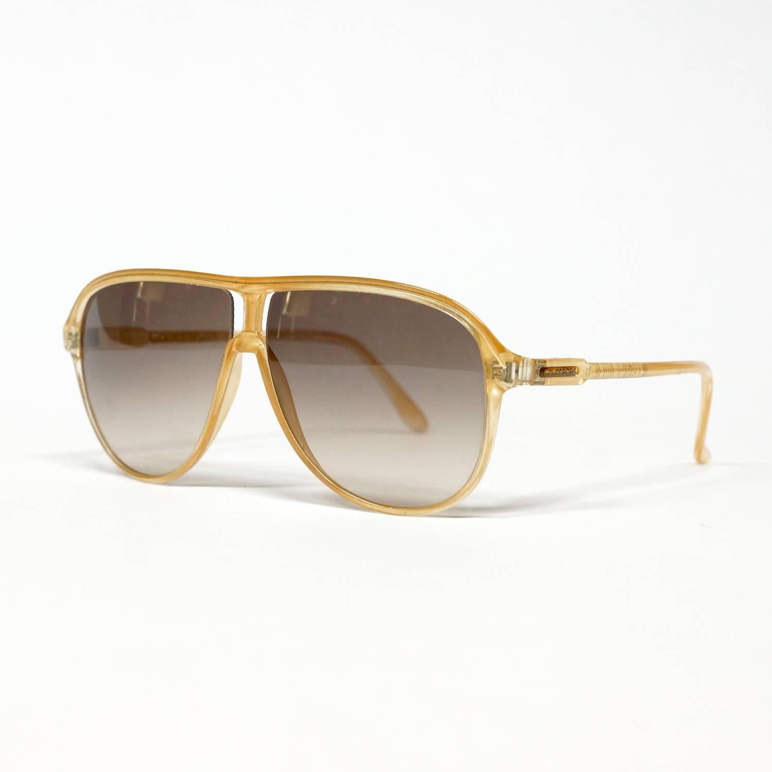 70s Courrèges vintage drop shape sunglasses in NOS condition  In New Condition In s' Heer Arendskerke, Zeeland