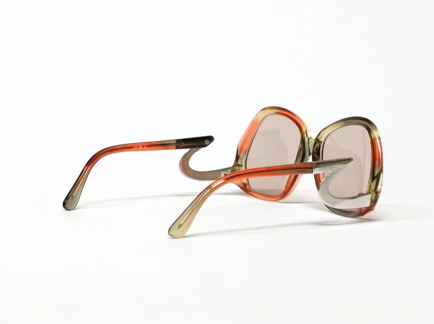 Women's Vintage 1970s German Hampel Sunglasses in Unworn Condition For Sale