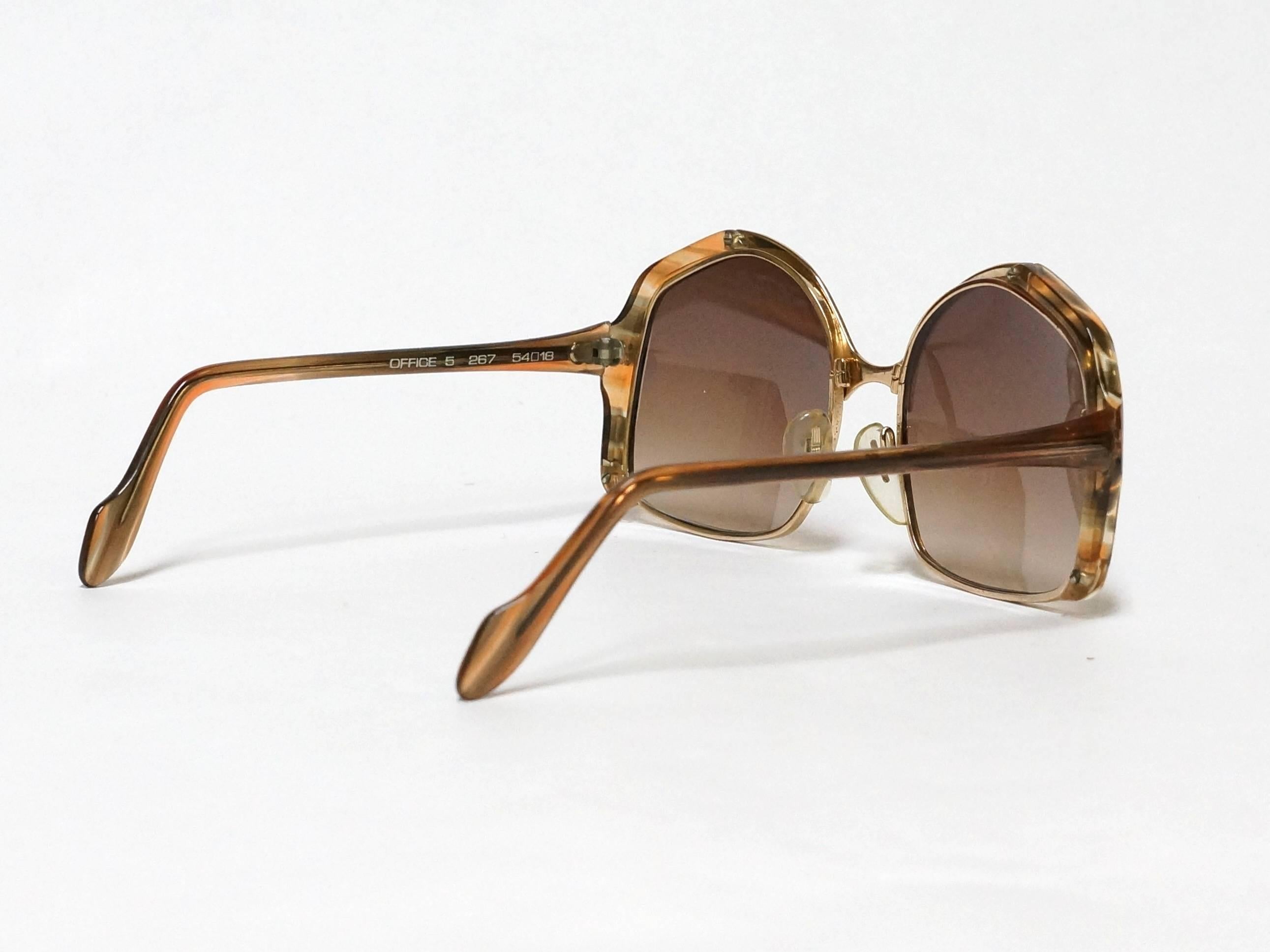 Women's 1970s Neostyle Vintage Sunglasses - Model Office 5  For Sale