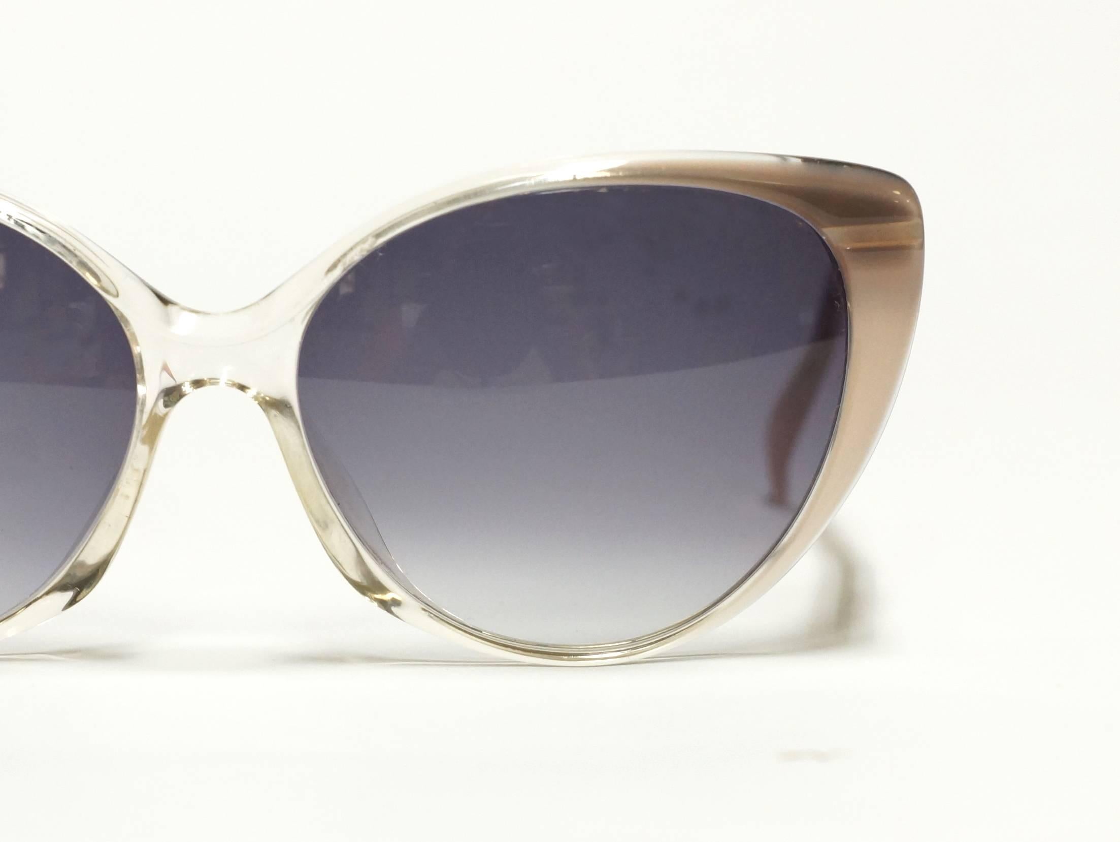 Renato Balestra 1980s Cat Eye Shape Vintage Sunglasses model RB 33-589 In New Condition For Sale In s' Heer Arendskerke, Zeeland