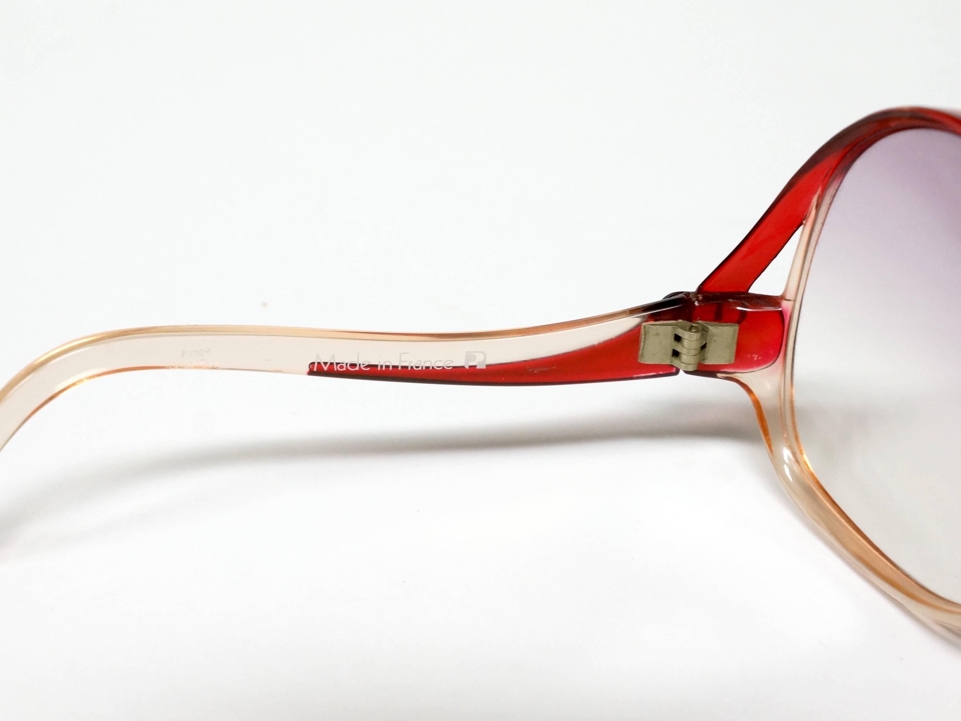 Women's 1970s Balenciaga Oversized Sunglasses model 7697 For Sale