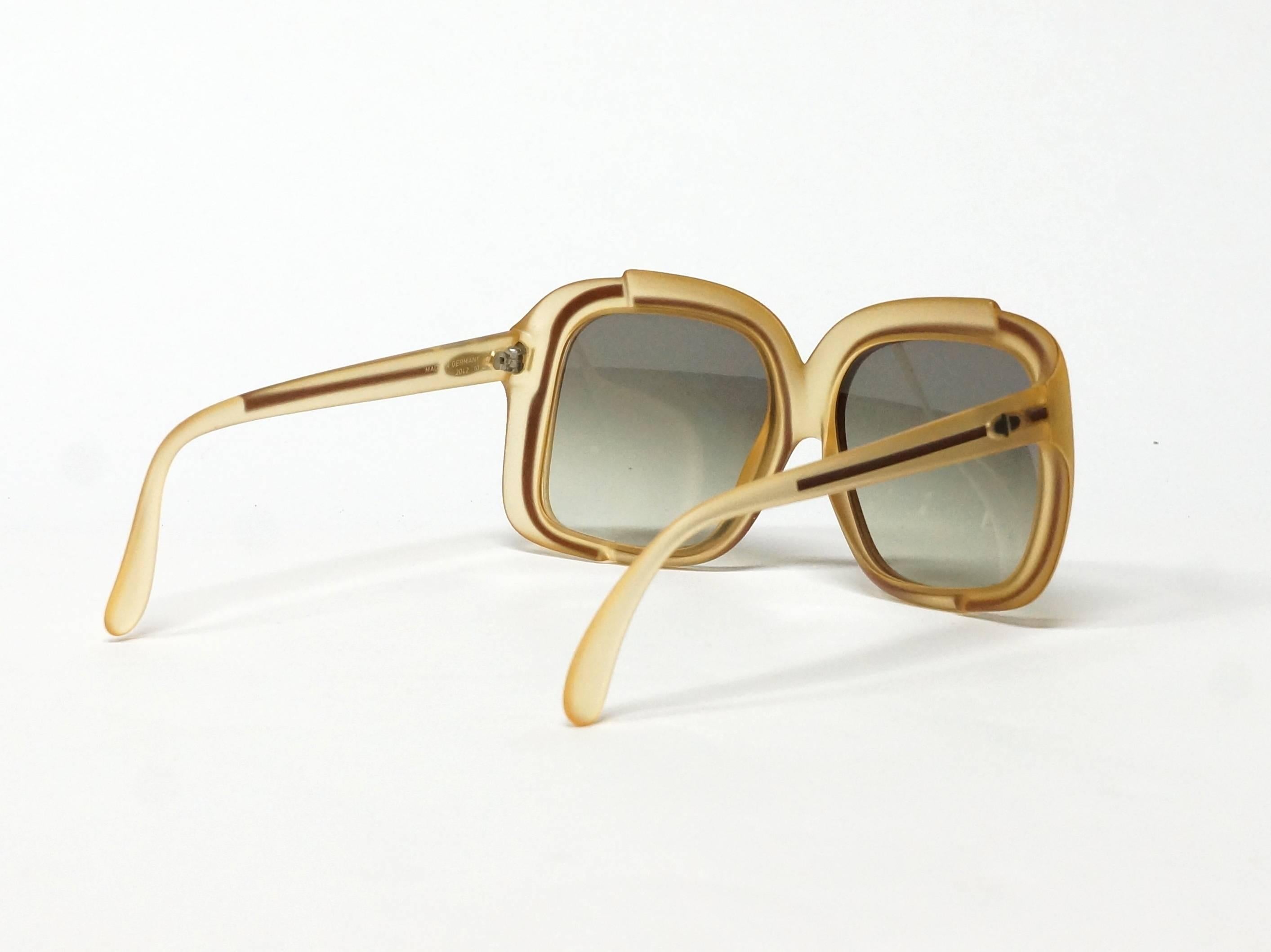 1970s Christian Dior Sunglasses in New Old Stock Condition In New Condition For Sale In s' Heer Arendskerke, Zeeland